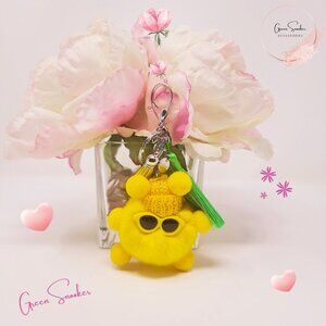 Greensnooker, Keychain, Cute Baby Monster, Yellow
